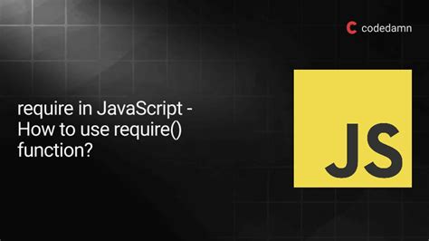 requirejs define|JavaScript Require – How to Use the require() Function in JS.